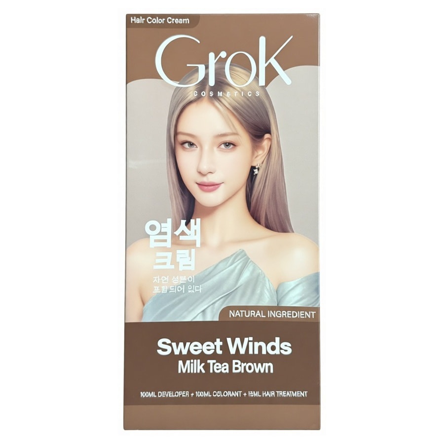 GroK Sweet Winds Milk Tea Brown GK-15 крем-краска 215 мл.